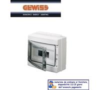 CENTRALINO DA PARETE 24 MODULI IP65 GEWISS GW40114 GRIGIO