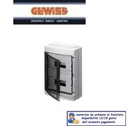 CENTRALINO DA PARETE 24 MODULI IP65 PORTA FUME' GEWISS GW40124