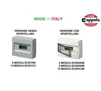 CENTRALINO DA PARETE CON E SENZA PORTA ELETTROCANALI VARI VERSIONI DISPONIBILI