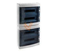 Centralino da parete con guida din 72 moduli IP65 4 file - Schalt Aeg