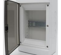 Centralino Da Parete Da 4 Moduli, 150x170x100mm, IP40 Da Interno, Bianco RAL 9016, Ideale Per Installazioni Elettriche Domestiche e Industriali
