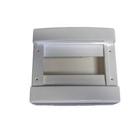 Centralino Da Parete Senza Sportello, 8 Moduli, 180x180x95mm, IP40 Da Interno, Bianco RAL 7035, Ideale Per Installazioni Elettriche Domestiche e Industriali