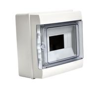 Centralino da parete stagno 8 moduli portello azzurrato 215x200x105mm IP65 FAEG