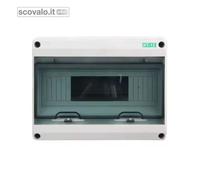Centralino Elettrico Stagno IP65 12 Moduli Barra DIN 25.5x20x11 cm