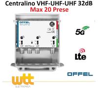 Centralino larga banda da palo OFFEL FE25 V-U-U- 32dB 120dBuV 5G 24-750