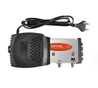 Centralino larga banda per interno Offel ingresso VHF + UHF 24 dB autoalimentato per antenna logaritmica fino ad un massimo di 10 prese TV