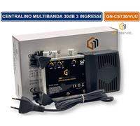 CENTRALINO MULTIBANDA 3IN SEPARATI REGOLABILI VHF - UHF - E UHF 118DBµV 30DB.