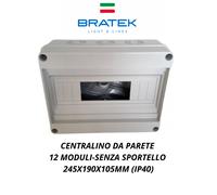 Centralino Quadro Elettrico da parete 4-8-12 moduli da interno esterno IP40 IP65