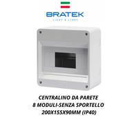 Centralino Quadro Elettrico da parete 4-8-12 moduli da interno esterno IP40 IP65