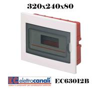 CENTRALINO QUADRO ELETTRICO INCASS 4 8 12 24 36 54 72 BIANCO EC63012B