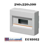 CENTRALINO QUADRO ELETTRICO P. IP40 2 4 8 12 24 36 54 ELETTROCANALI EC61012