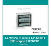 Bticino centralino da parete IP65 24 moduli F107N24D