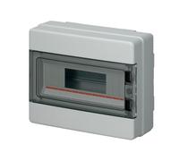Centralino Stagno da Parete IP65 12 Moduli DIN - Quadro Elettrico Esterno Impermeabile Scatola Distribuzione Porta Policarbonato