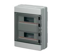 Centralino Stagno da Parete IP65 24 Moduli DIN 2x12 - Quadro Elettrico Esterno Impermeabile Doppia Fila Scatola Distribuzione