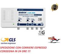 Centralino Antenna Tv Amplificatore Segnale Da Interno VHF UHF Con Filtro LTE 5G
