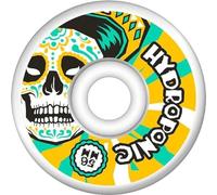 Centrano Idroponica, Ruote per Skateboard Unisex Adulto, Bianco/Giallo, 56mm
