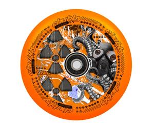 Centrano Rullo per monopattino, 110 mm, arancione, 110 mm