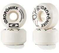 Centrano Ruote da Skateboard idroponiche per Adulti, Unisex, Bianche, 54 mm