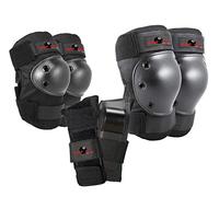 Centrano Unisex - Adulti Eight Ball Set Protezioni, Nero, M/L