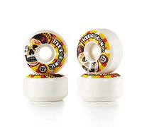 Centrano Unisex - Adulti Hydroponic Skateboard Rollen, Bianco/Arancione, 54 mm