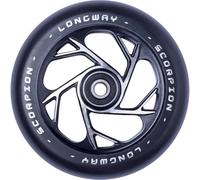 Centrano Unisex - adulto Longway Scorpion Scooter Roll, Nero, 110 mm