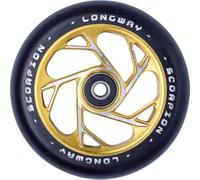 Centrano Unisex - adulto Longway Scorpion Scooter Roller Gold 110 mm