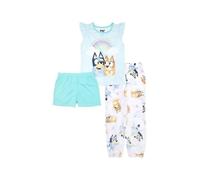 Centric Brands Bluey & Bingo 3-Piece Set Pigiama - Rainbow Camicia a Manica