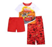 Centric Brands Disney Cars Ragazzi' 3-Piece Set Pigiama, Camicia a Manica Corta