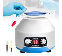 Centrifuga, Centrifuga Laboratorio Centrifuga Elettrica 6x15 ML Con Schermo LCD 4000 Giri/Min Centrifuga Banco Limite 100 Minuti 1953 XG Velocità E Tempo Regolabili Per Campioni 2 A 15 ML