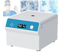 Centrifuga Da Tavolo,Regolazione Continua Della Velocità Da 500 a 4000 Giri/Min,Temporizzazione Da 0 a 99 Minuti, 4 Specifiche Disponibili,Display Lcd,Per Test Di Campioni,Separazione,12Pro