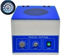 Centrifuga elettrica da banco per laboratorio, centrifuga tavolo con timer e controllo della velocità, per medico di grande capacità