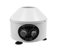 Centrifuga elettrica Laboratorio 4000 rpm con tubo da 6 × 20 ml, timer e regolazione continua della velocità, per la ricerca scientifica nelle scuole di laboratorio, bianco
