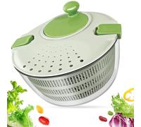 Centrifuga Insalata con Cestino Rete, Insalatiera Strizza Ciotola Scolapiatti Spinner Vegetale Multifunzione 4L, Lavatrice Asciuga Lava Verdure Frutta, Asciugatrice Rotatore Lattuga Manuale Cucina