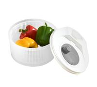 Centrifuga per Frutta | Ciotola Manuale per Pulire Ortaggi - Contenitore Doppio Strato per Scolare Bacche Verdure Uva Fragole Ideale per Casa Cucina Appartamento Dormitorio