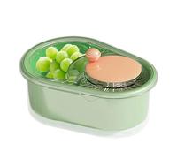 centrifuga per frutta in ABS - ciotola rotante manuale con cestello per colino | Rondella per lattuga, essiccatore per insalata, strumento per la pulizia della cucina, contenitore per il lavaggio