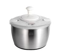 Centrifuga per insalata - centrifuga per insalata, asciuga insalata | Lavainsalata in acciaio inox con maniglia girevole, centrifuga per verdure, centrifugadora de lechuga per lavare e asciugare frutt