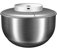 Centrifuga per Insalata Elettrica Automatica, Centrifuga per Lattuga da 4,8 Litri, Rondella per Lattuga Rotante per Insalata in Acciaio Inossidabile, Ricaricabile Tramite USB, per Insalata