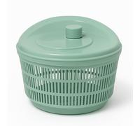 Centrifuga per Insalata Grande Capienza 16x22cm con Imbuto Antischizzo | Centrifuga in Plastica Senza BPA