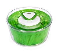Centrifuga per Insalata, Grande, Plastica, Verde, Insalatiera Con Coperchio, Sco