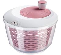 Centrifuga per insalata Westmark - Ideale per lavare, centrifugare e servire l’insalata, insalatiera salvaspazio con coperchio e beccuccio versatore, antiscivolo, 4,4 l - plastica, senza BPA