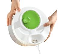 Centrifuga per insalate - Cesto per verdure | per lavaggio e scolatura doppio strato per cucina casa ufficio camera da verdure bacche uva