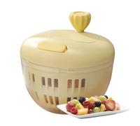 Centrifuga per lattuga, 800 ml, con base antiscivolo e scolapasta per una preparazione efficiente e croccante, per cucina all'aperto, picnic, campeggio