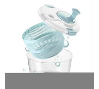 Centrifuga per lattuga, cestello di scarico per verdura, capacità 5 l, attrezzatura manuale per disidratazione della cucina per mangiare sano, preparazione dei pasti, camion per cibo domestico