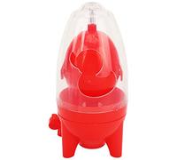 Centrifuga per uova con cuscinetto in silicone per uso alimentare, spargiuova manuale per mescolare tuorli e albumi nel guscio, portatile, leggero, facile da montare (rosso)