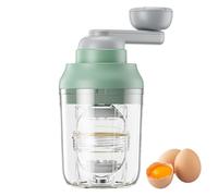 Centrifuga per uova sode, scuotere uova manuali - agitatore portatile a mano in ciotola, utensile da cucina, centrifuga per uova dorata, manuale con rivestimento in gomma antiscivolo,