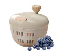 centrifuga per verdure, 803ML - Ciotola for lavare con base antiscivolo e scolapasta for una preparazione efficiente in cucina, campeggio all'aperto picnic(Gray)