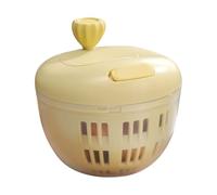 Centrifuga Verdure - Asciuga Insalata 800ML Base Antiscivolo Ciotola con Colino per Lavare Frutta Verdura Strumento da Cucina Campeggio Picnic Esterno