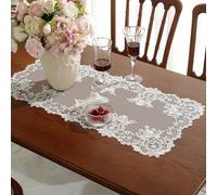 Centrini da tavolo da cucina decorati a ricamo in rete, decorazione per interni/esterni per festival, matrimoni, banchetti, feste di compleanno. Vari formati di tappeti da tavolo. 40*150 cm,40*40 cm,4