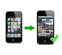 CENTRO ASSISTENZA RIPARAZIONE TOUCH SCREEN VETRO ROTTO IPHONE 4 NERO o BIANCO
