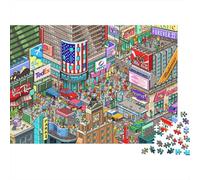 Centro business Jigsaw Puzzle Impossible 1000Pcs Decorazione Per La Casa. Rilassamento E Intelligence Per Adulti E Ragazzi Da 14 Anni 1000pcs (75x50cm)